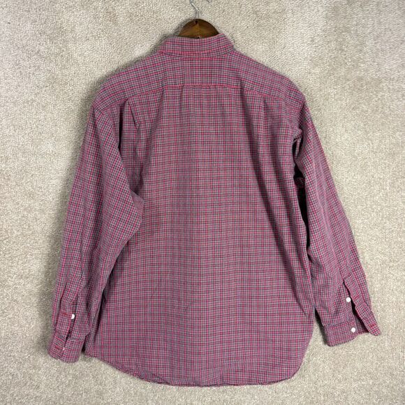 Polo Ralph Lauren Marlowe Shirt Mens Size XL Red Plaid Button Up Collared Casual - Picture 8 of 9